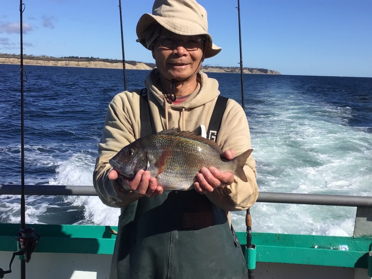 a man holding a fish in the water