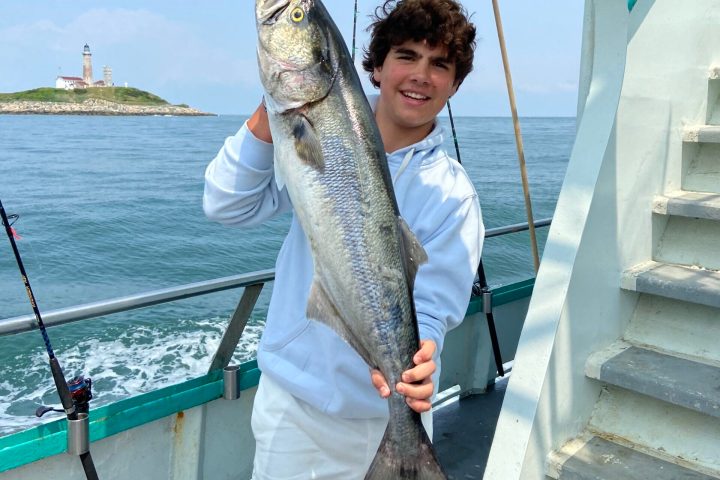 a man standing in front of a boat