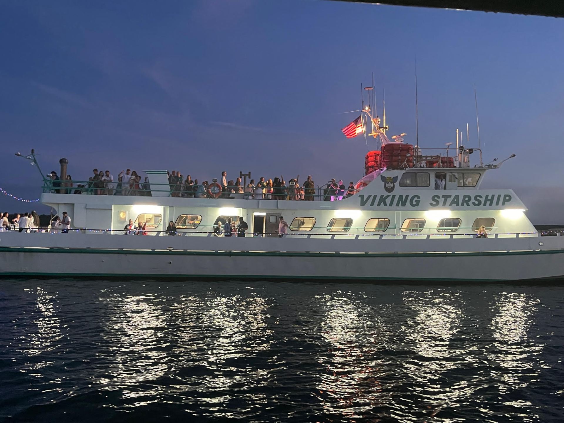 a large ship in a body of water