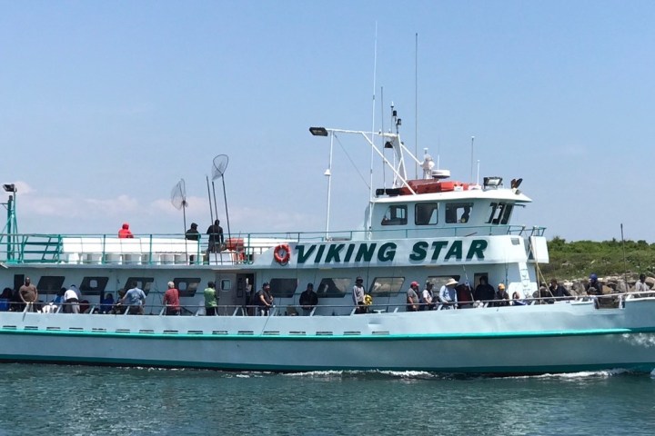 a large ship in the water