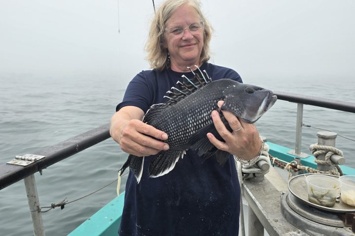 a person standing in front of a boat next to a body of water